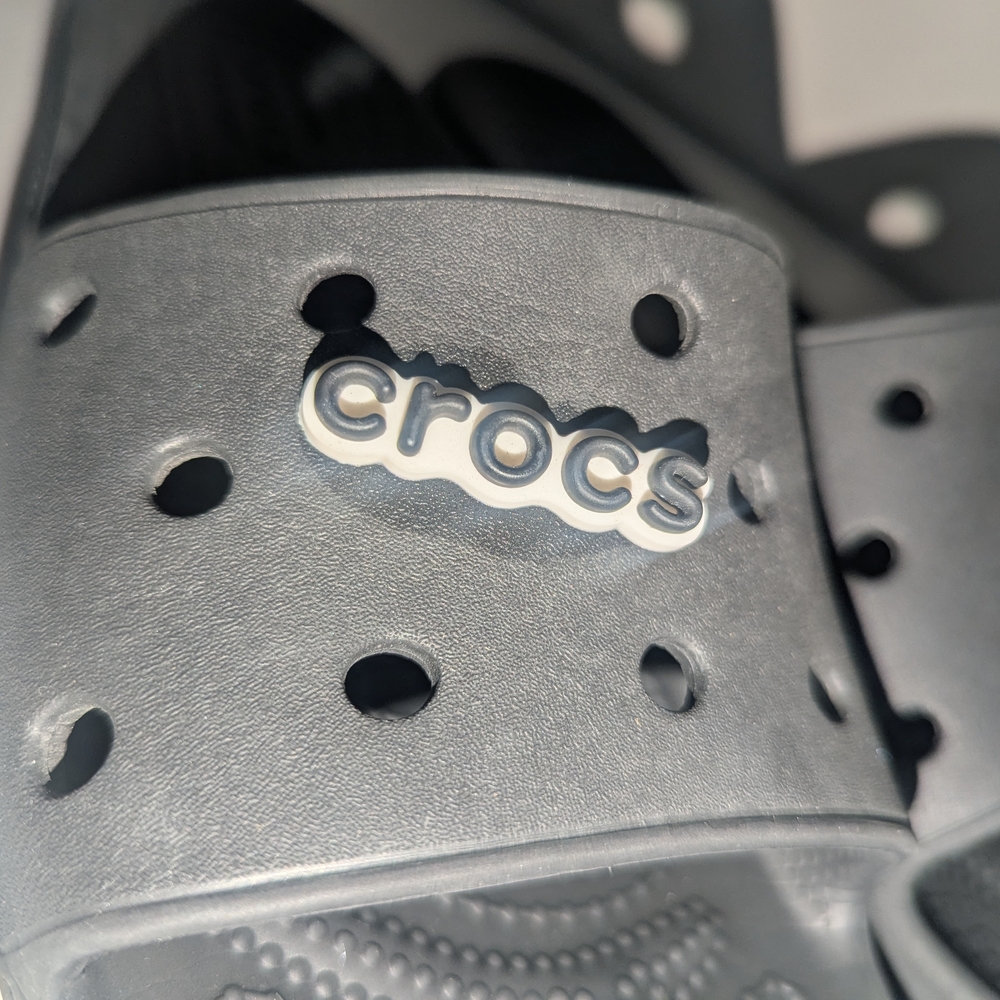 Crocs Black Slide Sandals - Picture 7 of 8